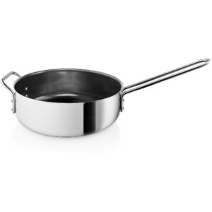 Sautérpande i rustfrit stål Ø 24cm.