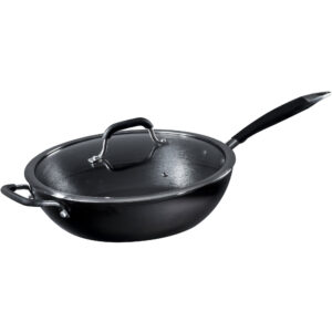 Sautérpande med glaslåg, 28 cm