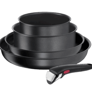 TEFAL Ingenio Daily Chef Stegepande- og grydesæt 5 dele Sort L7629102