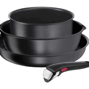 TEFAL Ingenio Daily chef Stegepande- og grydesæt 4 dele Sort L7629453