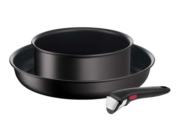TEFAL Ingenio Eco resist Sæt med 3 dele Sort L3979053