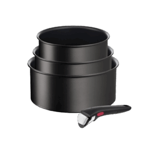 TEFAL Ingenio Unlimited Grydesæt 4 dele Sort L7639102