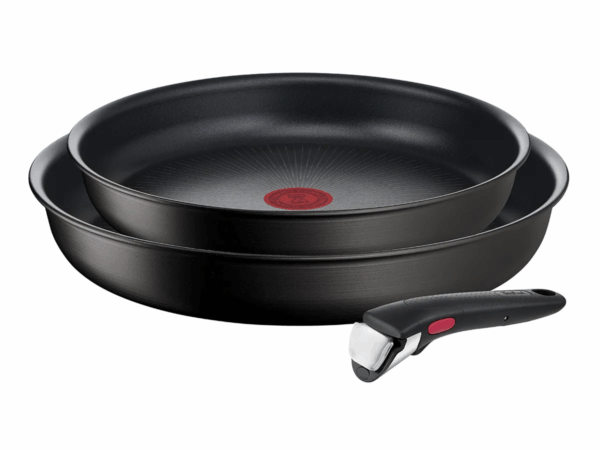TEFAL Ingenio Unlimited Stegepandesæt 3 dele Sort 24 og 28 cm L7638942