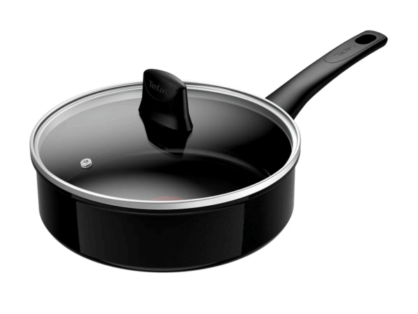TEFAL Renew ON Black Sauterpande 24 cm med låg Sort C4353232