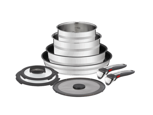 TEFAL Ingenio Jamie Oliver stegepande og grydesæt 9 dele L9769932