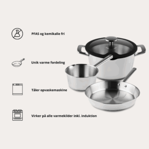 Qookware - Allround Set - 3 dele - ChefGrade