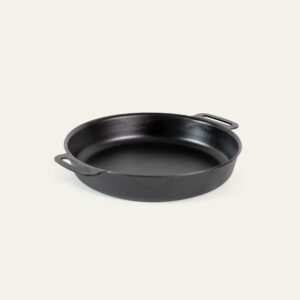 Gastrotools Stegepande – Carbonstål – Dobbelthåndtag | 28 cm | PFAS Fri | Alle varmekilder