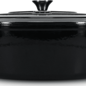 Støbejernsgryde Salt & Pepper Ferno oval 41 x 26 cm sort, ovnfast, til induktion, i gaveæske